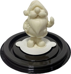 Фигура из шоколадной глазури Дед Мороз 8см