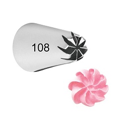 Насадка кондитерская №108 "Цветок 8 лепестков"