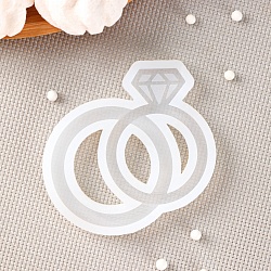 Молд силиконовый «Кольца», 7,5×8 см, цвет прозрачный