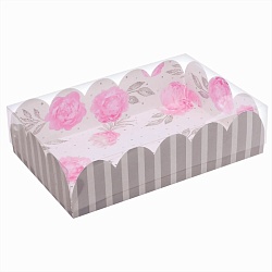 Коробка для пирожных 30 см*20 см*8 см "Нежность"