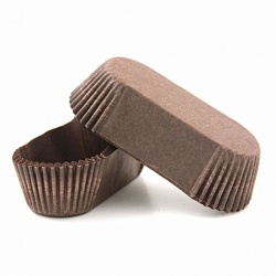 Тарталетка эклер коричневая 2,8*11*2,6 100 шт